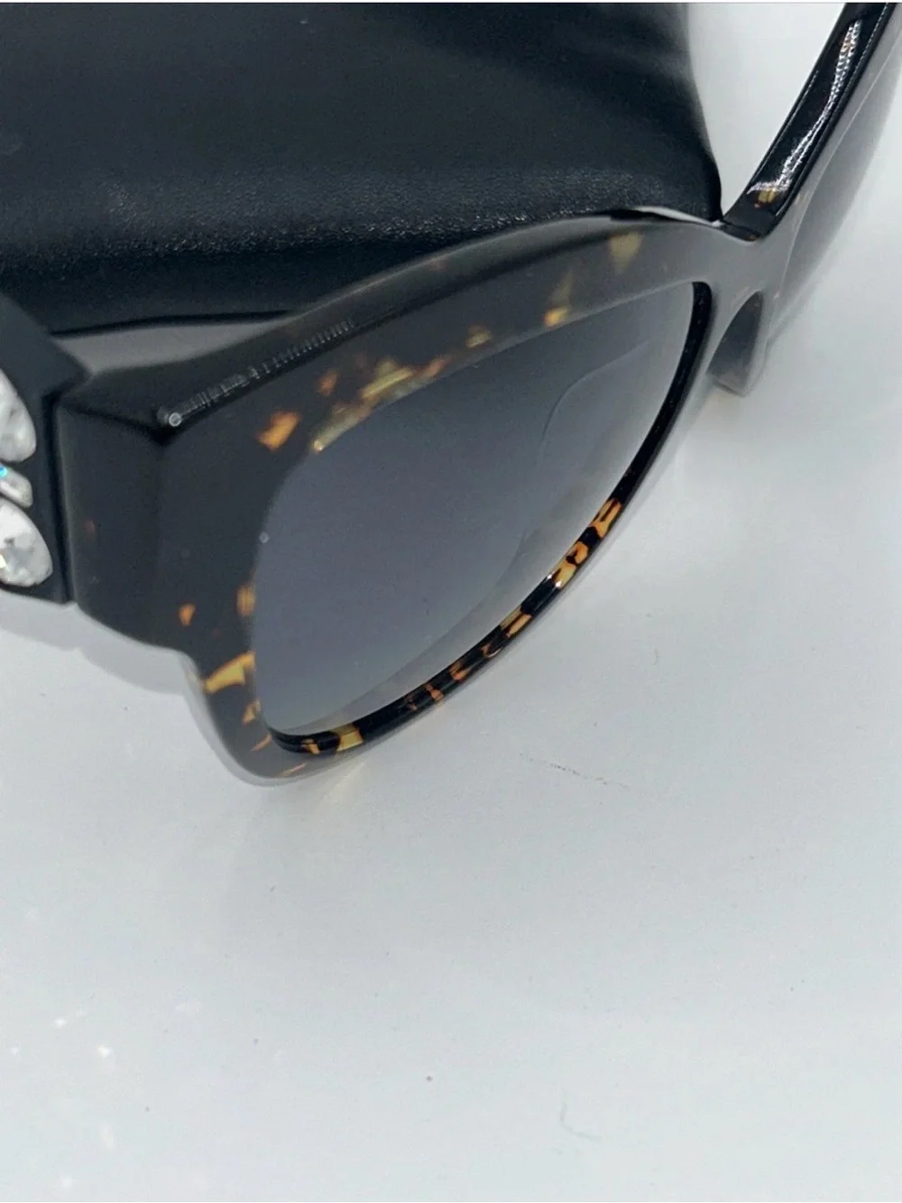 Fendi Special Edition Sunnies FF0139S N6DHD Havana Spotted Crystals Black & Case
